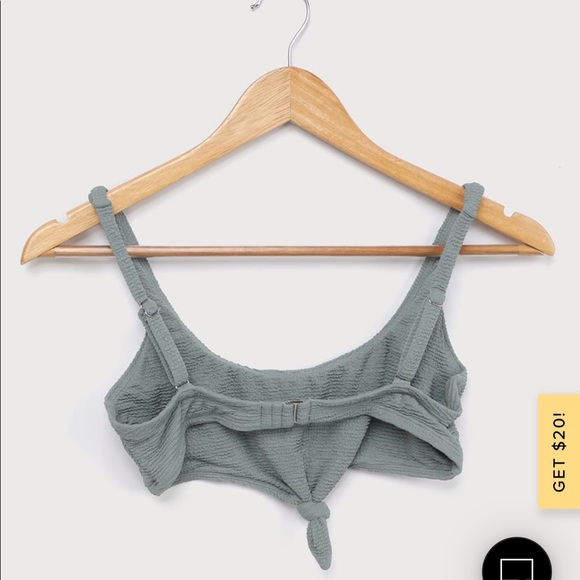 Lulus Sage Green XS Bikini Top - Picture 2 of 7